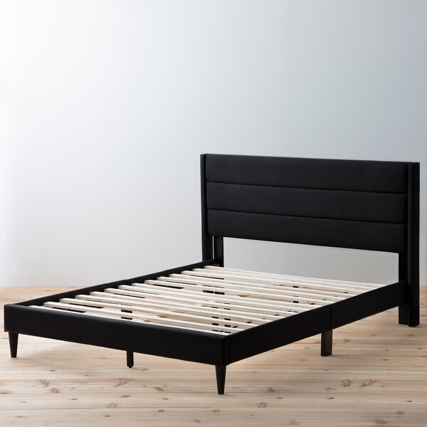 Brookside Amelia Upholstered Bed with Horizontal Channels