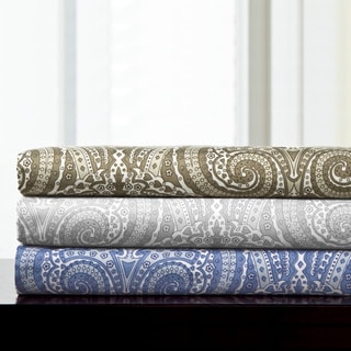Incredibly Soft 4-Piece Paisley Sheet Set