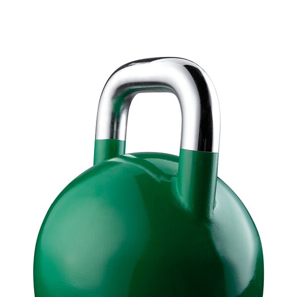 VENTRAY HOME Steel Kettlebell, Competition Kettle Bell for Weight Training, Exercise Fitness Weight Set, 24kg/52.9lbs, Green