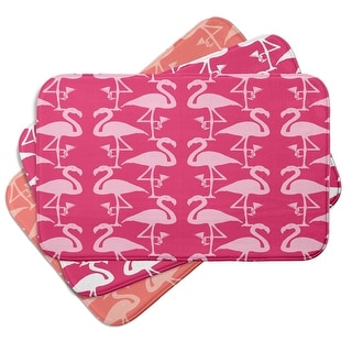Flamingo Heart Martini Bath Mat