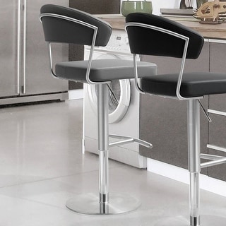 Cosmo Grey Stainless Steel/Polypropylene Barstool