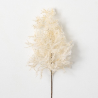 Sullivans Artificial Alabaster Cream Cotinus Stem 23.5"H Off-White - 8"L x 4"W x 23.5"H