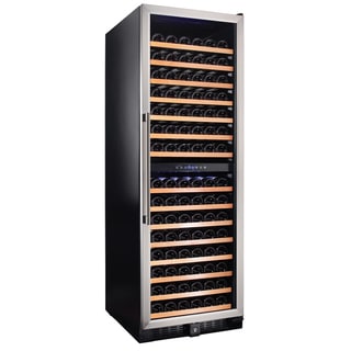 Smith & Hanks Stainless Steel 166-bottle Dual Zone Wine Cooler