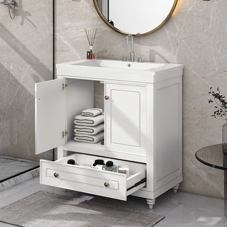 Bathroom Vanity with Sink and Drawer