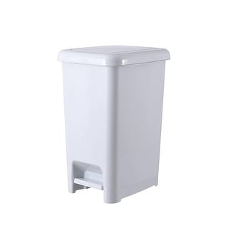 6.5 Gal Slim Pedal Step On Trash Can