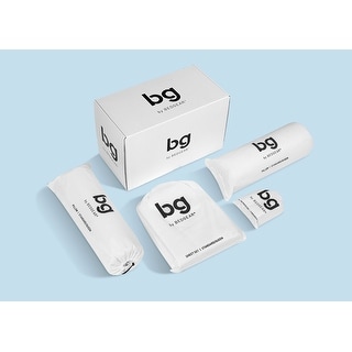 BG by Bedgear Complete Bedding Set - 8 Piece Bundle (Includes 2 Pillow, 2 Pillow Protectors and Sheet Set with 2 Pillow Cases)