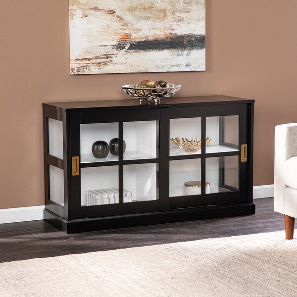 SEI Furniture Byhall Buffet Sideboard Accent Cabinet