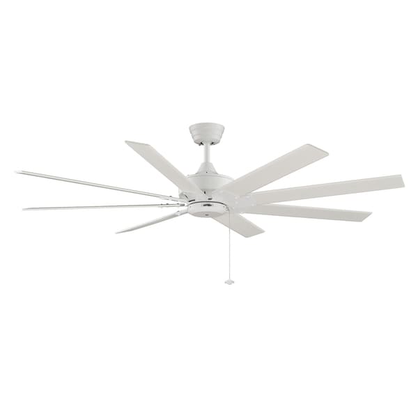 Fanimation Levon 63-inch Matte White Ceiling Fan