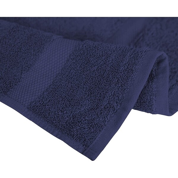 Delara Organic Cotton Feather Touch Quick Dry 650 GSM Wash Cloth, 13"X13"