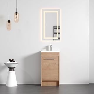 Kay Oak Natural Vanity Kit (Assembly Required)