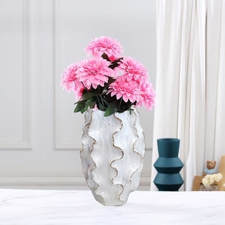 Kavana Decor Filmore Vase in White