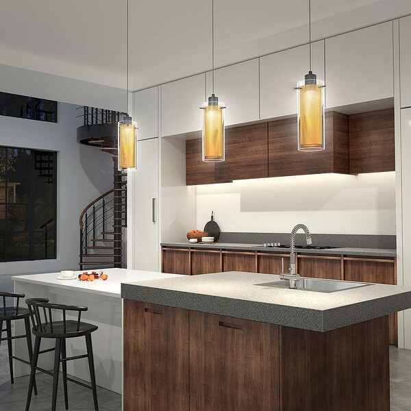 Artika Oxion Black & Gold 1-Light Pendant