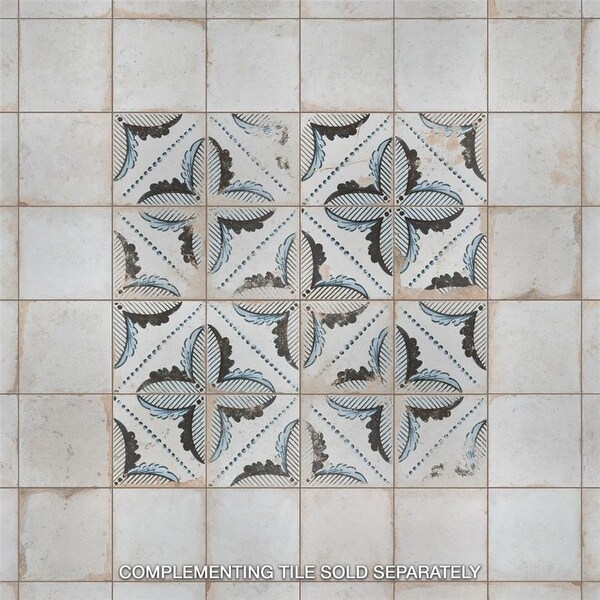 Merola Tile Kings Root Pinnate 17.75" x 17.75" Ceramic Floor & Wall Tile