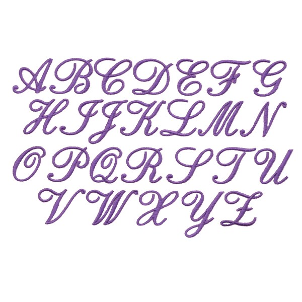 Sweet Kids 2-piece White Turkish Cotton Hand Towels Personalized with Lavender Purple Monogrammed Initial