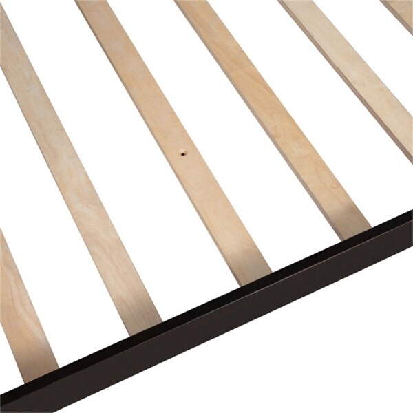 Full-Over-Full-Over-Full Wooden Triple Bed With Ladder,Guardrails in Espresso