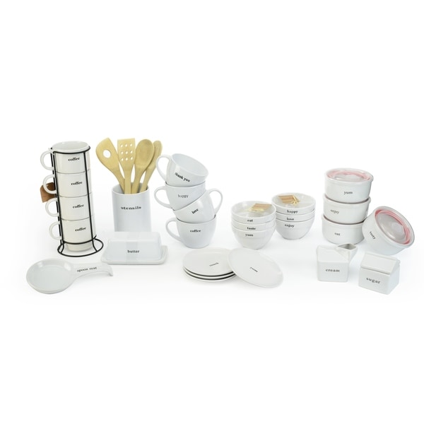 Signature Housewares Expressions Set of Four Mugs in a Tower