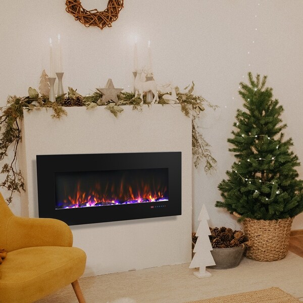 Fireplace Logs, Resin Fire Wood Use in Indoor Electric Fireplace, Fireplace Stoves, 6 Piece Set
