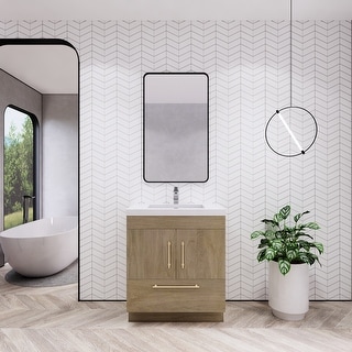 Eliza 30'' Freestanding Vanity with Single Sink