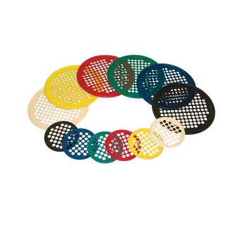 CanDo Hand Exercise Web - Low Powder - 14" Diameter - 6-piece set (tan, yellow, red, green, blue, black)