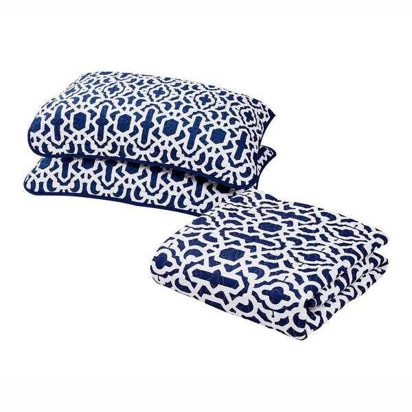 Serenta Montgomery Printed Microfiber 7-piece Quilt Set