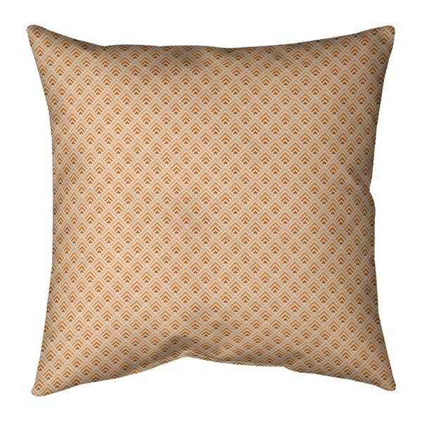 Reverse Geometric Ombre Pattern Throw Pillow