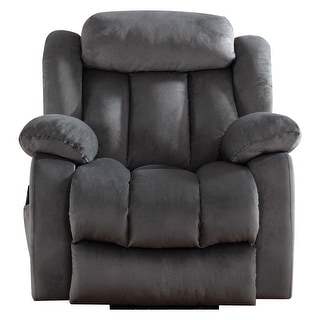 Cozy Power Lift Recliner, Modern Fabric Massage Recliner Sofa Home Theater Seating with Heat & Vibration Massage Function
