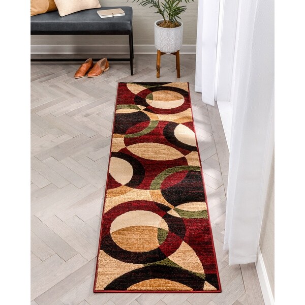 Well Woven Dulcet Bingo Modern Geometric Circles Area Rug