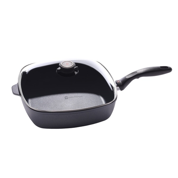 HD Square Sauté Pan with Lid - 11" x 11" (28 cm x 28 cm), 5.3 QT (5 L)