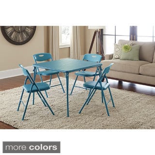 The Curated Nomad Hillard 5-piece Folding Table and Chairs Set