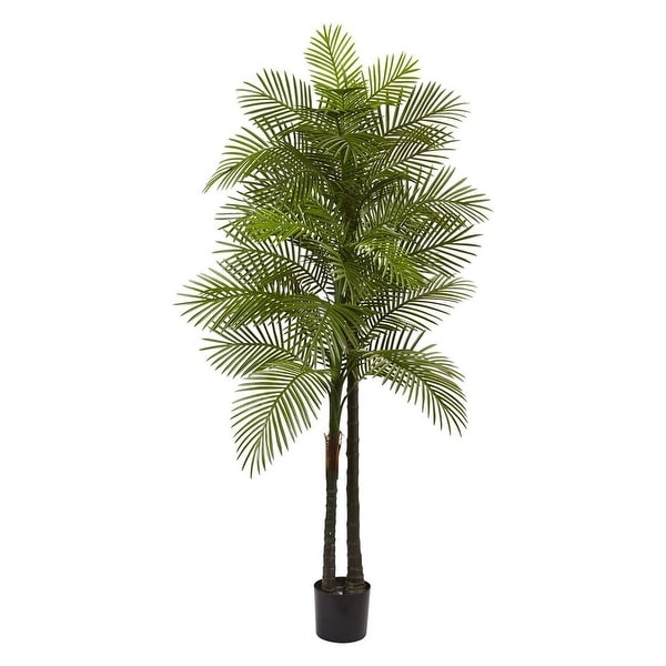 Nearly Natural Double Robellini Palm Tree UV Resistant (Indoor/Outdoor) - Not Available