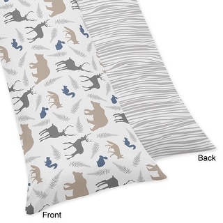 Sweet Jojo Designs for Woodland Animals Collection Body Pillow Case - Multi