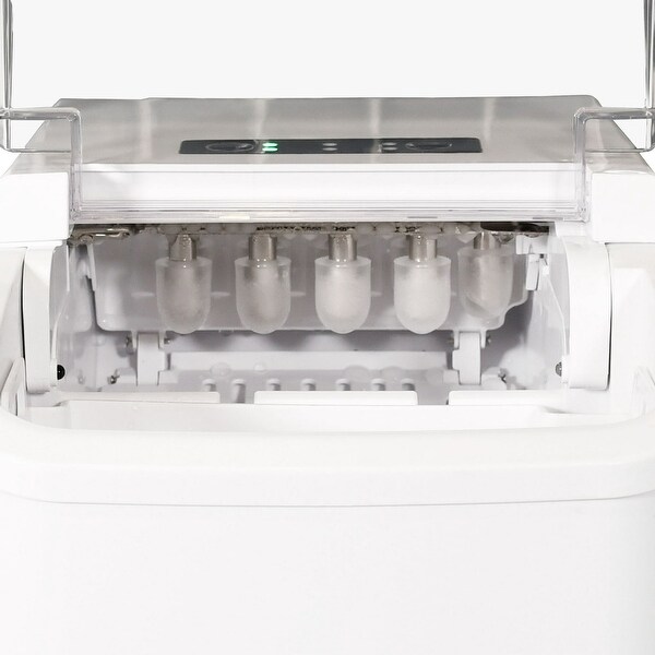 Countertop Ice Maker Machine, 26 Pound Capacity, Stainless Steel