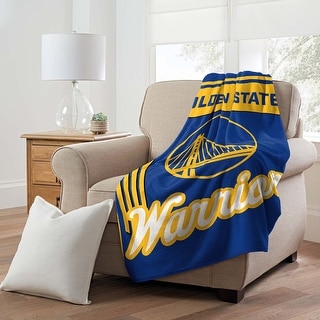 NBA Golden State Warriors 46" x 60" Microfiber Throw Blanket