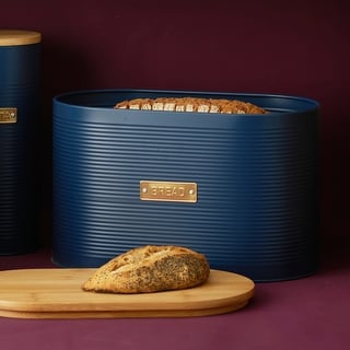 Otto Navy Bread Bin