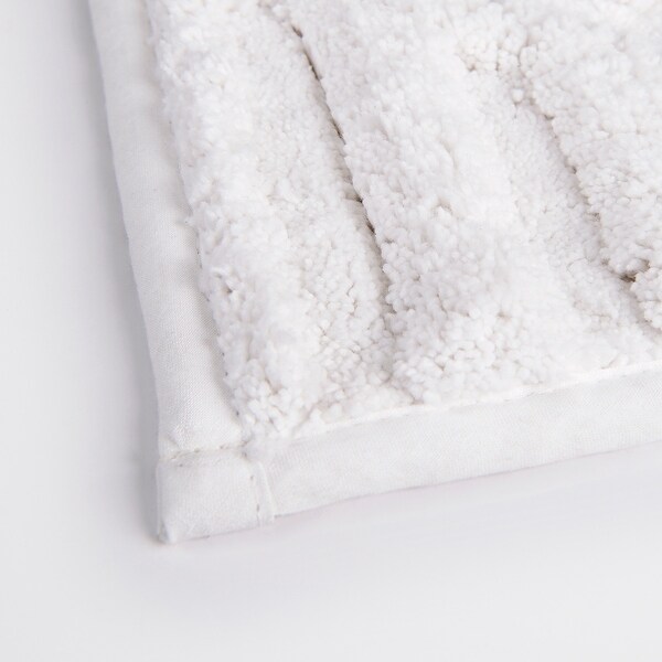 Dotted Chevron Bath Rug