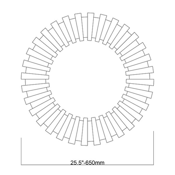 25-inch Silver Sunburst Round Decorative Wall Mirror - 1.4 in. D x 25.6 in. W x 25.6 in. H