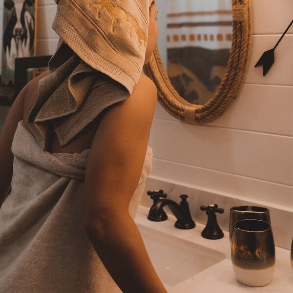 Running Remuda Ceramic Countertop Bathroom Set, 3PC