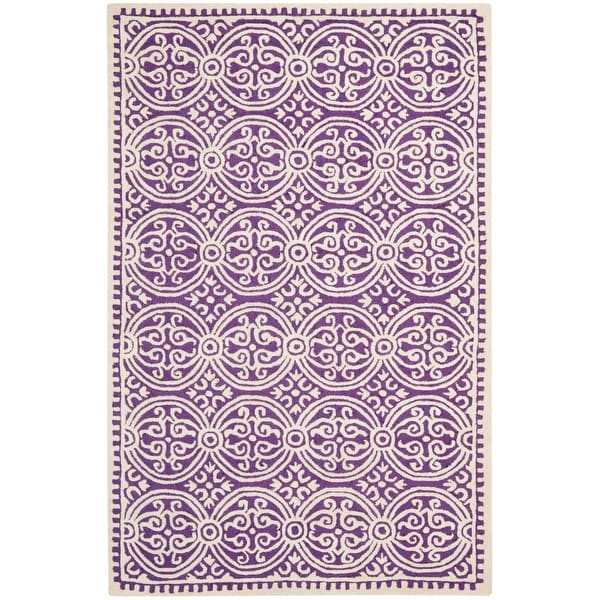 SAFAVIEH Handmade Cambridge Myrtis Modern Moroccan Wool Area Rug
