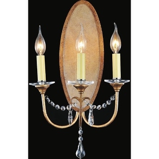 Electra 3 Light Wall Sconce With Oxidized Bronze Finish - Oxidized Bronze