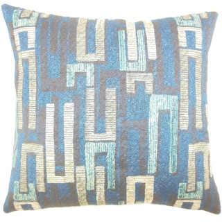 Xola Geometric Euro Sham Sapphire