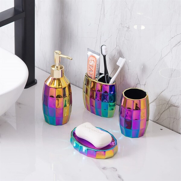 4 Piece Bathroom Accessories Set