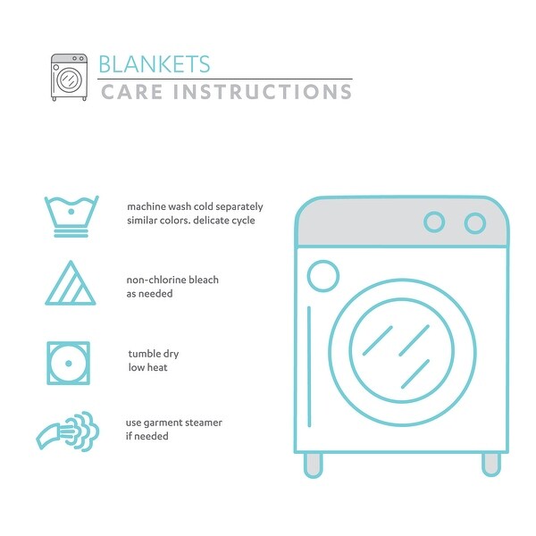 Lush Decor Narwhal Starfish Soft & Plush Changing Pad Cover - 32" x 16" x 5"