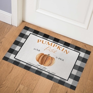 PUMPKIN PATCH Indoor Floor Mat By Kavka Designs