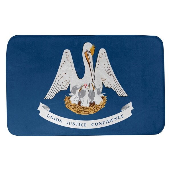 Smith Louisiana Flag Bath Mat