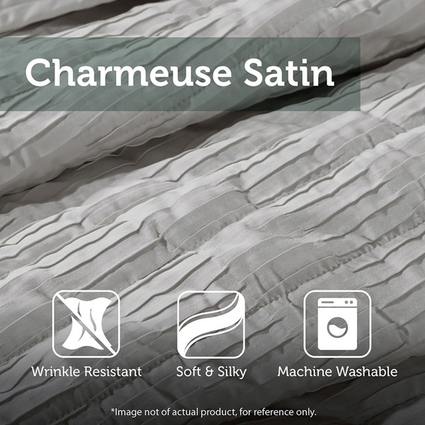 Madison Park Elicia Taupe 7 Piece Chenille Jacquard Comforter Set