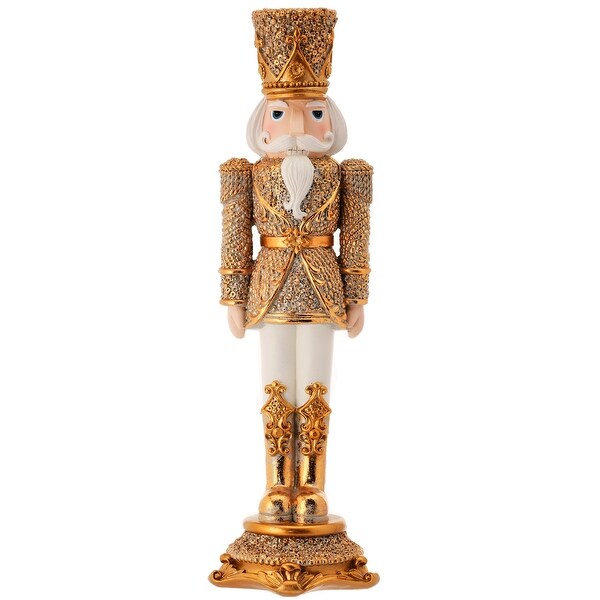 13" Resin Diamond Opulent Nutcracker