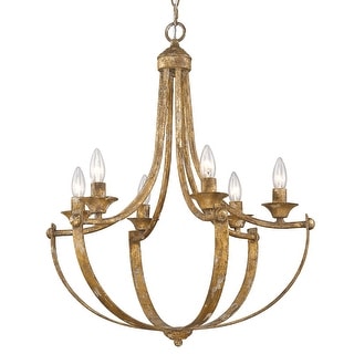 Golden Lighting Victoria 6 Light Chandelier