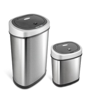 NINESTARS Motion Sensor Trash Can Combo CB-DZT-50-9/12-9