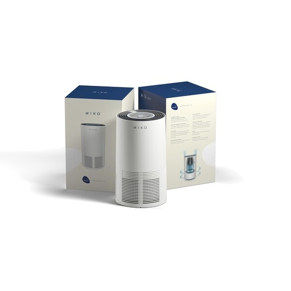 Miko Smart Air Purifier with Air Quality Sensor H13 True HEPA Filter - 8'8" x 12'