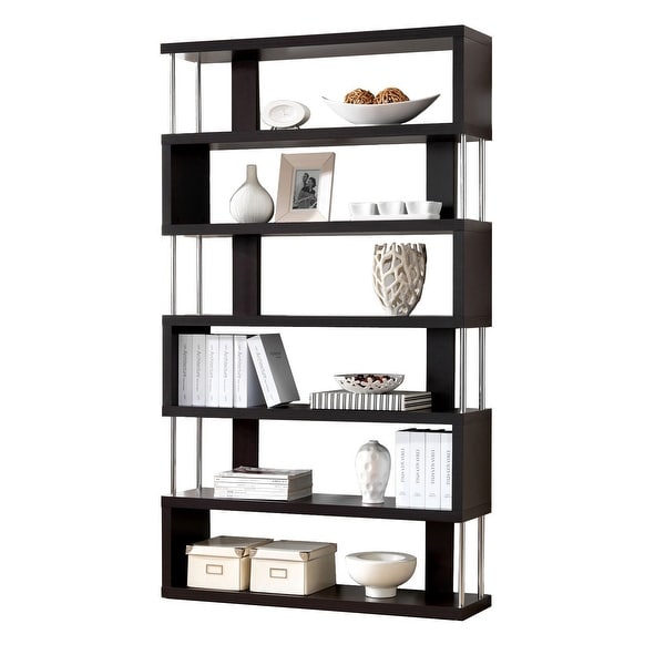 Porch & Den Hanalei Modern Zigzag Display Shelf